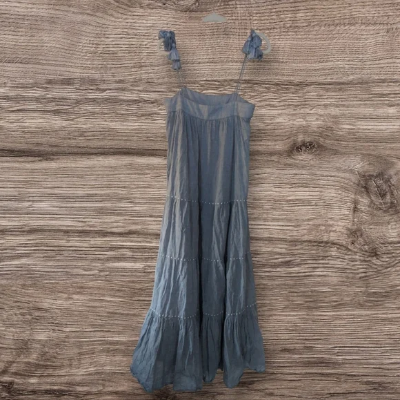 Mykonos Sundress in Blue Chambray from Mirth - Picture 5 of 6